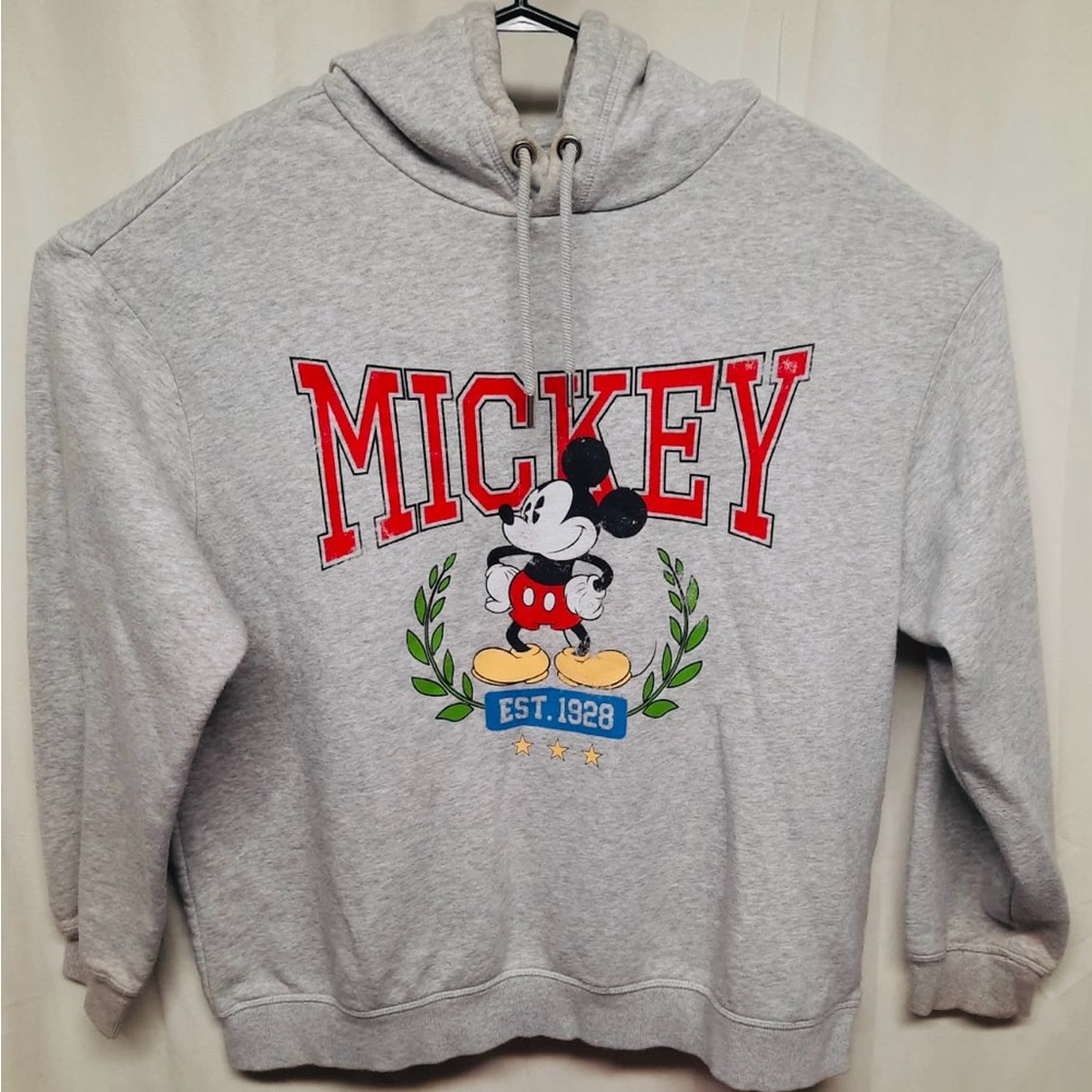 Disney Gray Hoodie with Red Accents